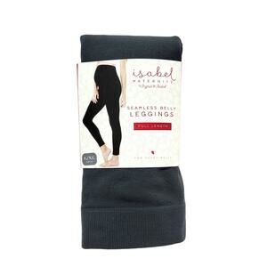 Isabel Maternity by Ingrid & Isabel Black Seamless Belly Leggings
